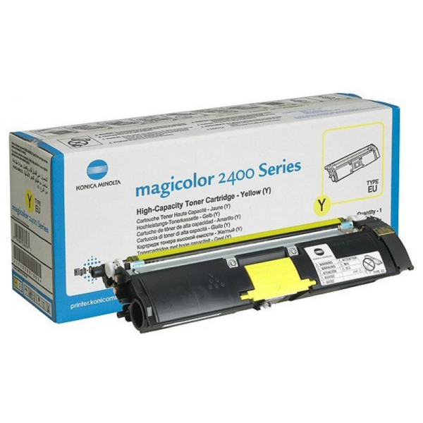 Minolta MC2400 toner yellow ORIGINAL leertekelt i182412