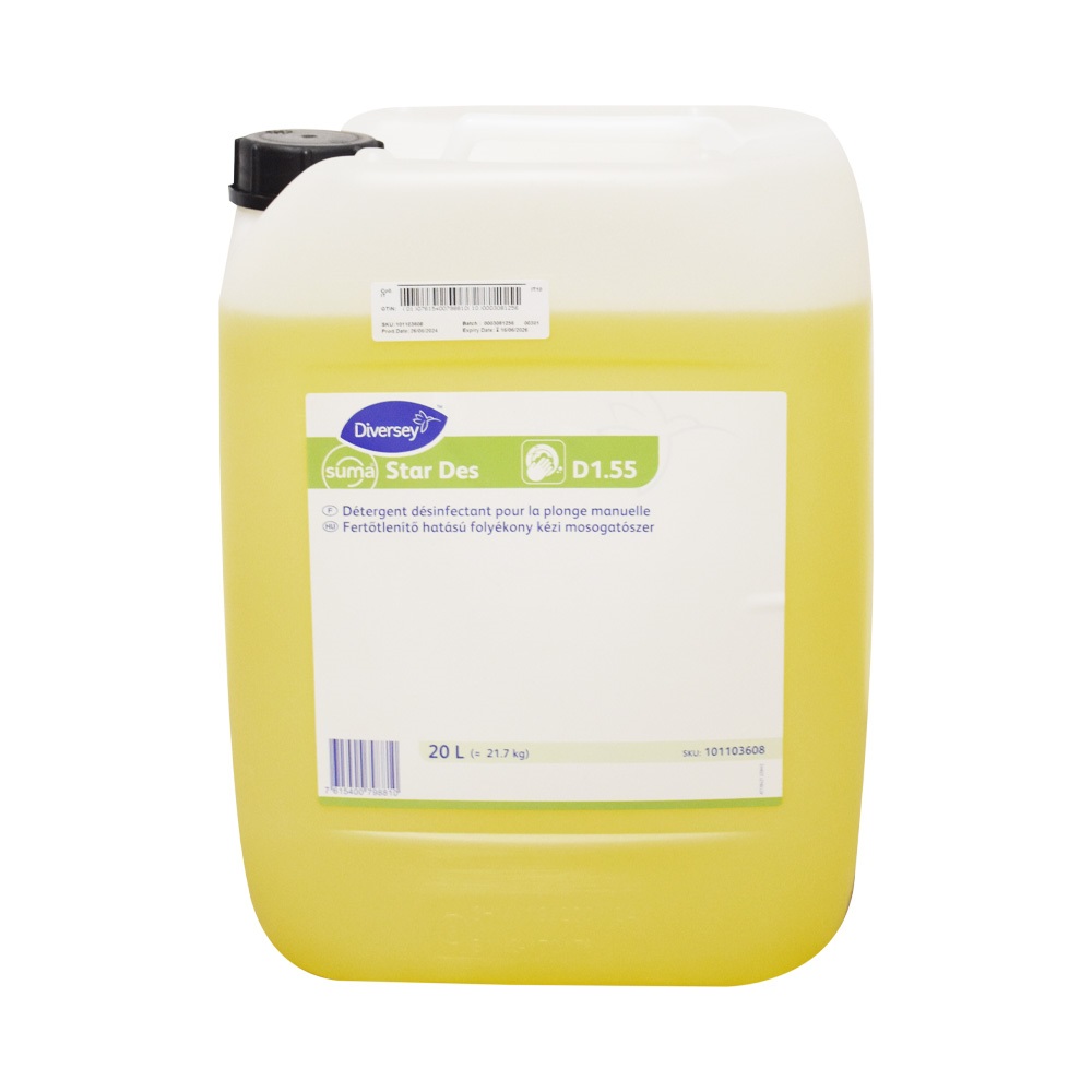 Mosogató és tisztítószer egyben kézi 20 liter Suma Star Des D1.55 1 Mosogató és tisztítószer egyben kézi 20 liter Suma Star Des D1.55