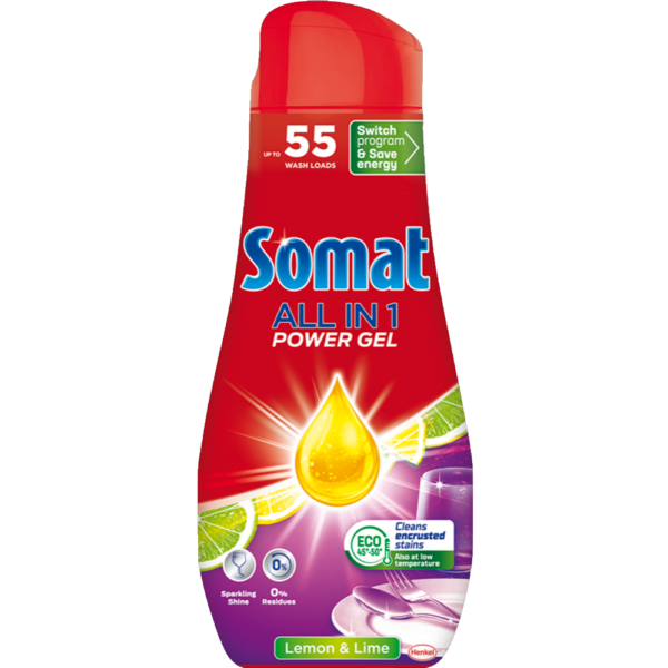 Mosogatogel 990 ml All in One Somat Lemon i481694