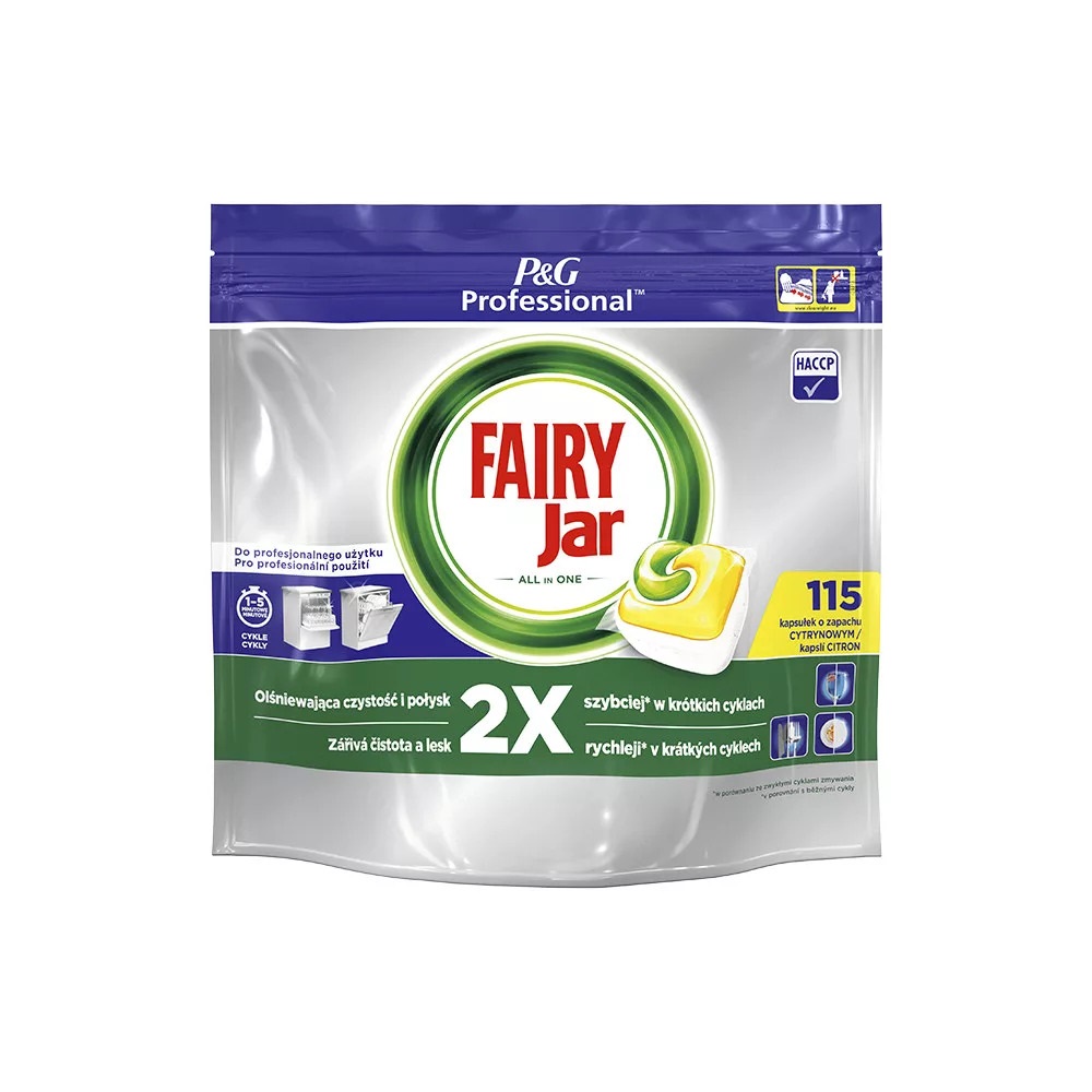 Mosogatógép tabletta 115 db/csomag Jar Professional All in One 2 Mosogatógép tabletta 115 db/csomag Jar Professional All in One - Image 2