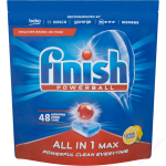 Mosogatógép tabletta 48 db/doboz Finish All in Max Lemon