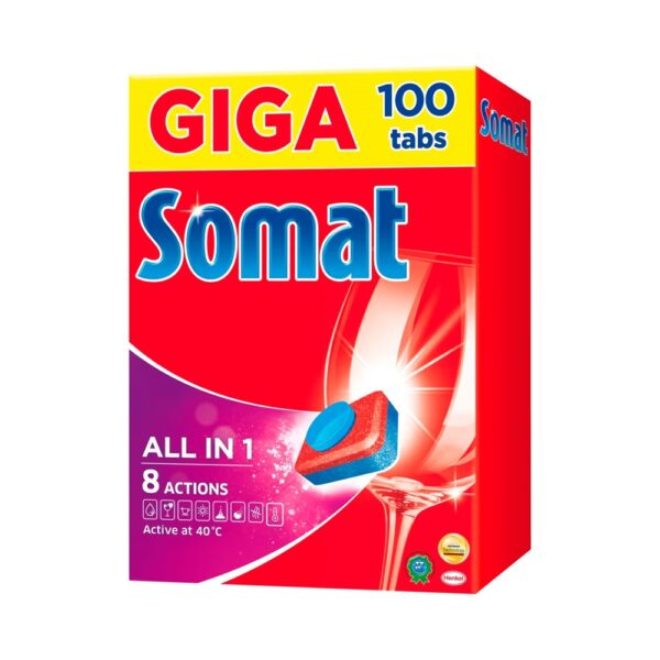 Mosogatogep tabletta 80 db doboz All in One Somat Regular i537961