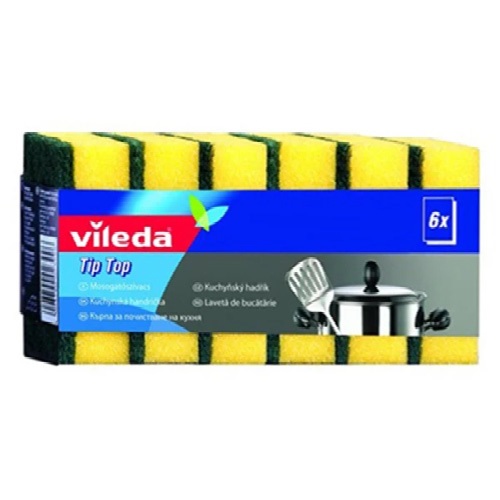 Mosogatószivacs Vileda Style Tip Top 6 db/csomag 1 Mosogatószivacs Vileda Style Tip Top 6 db/csomag