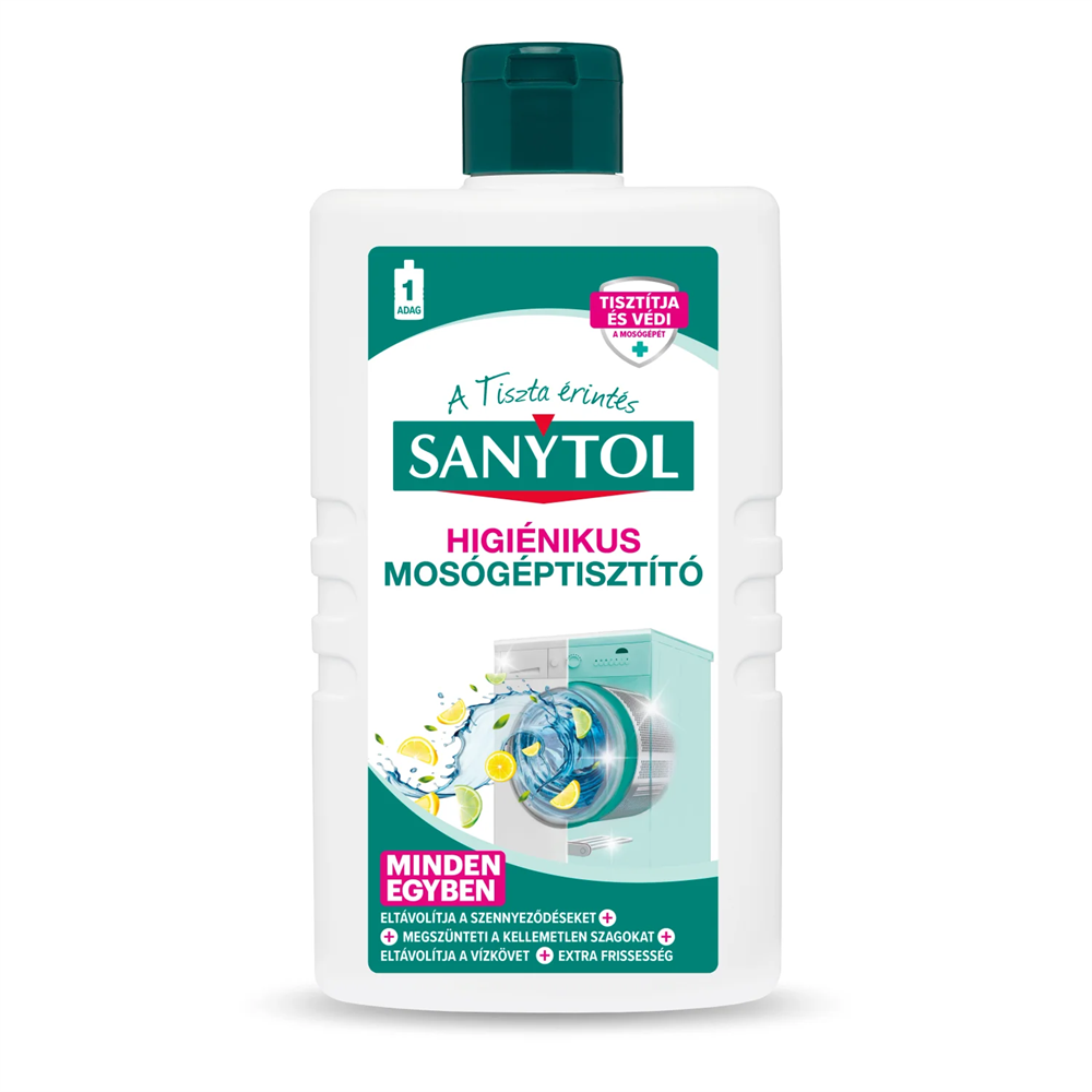 Mosógéptisztító folyadék 250 ml Sanytol 2 Mosógéptisztító folyadék 250 ml Sanytol - Image 2