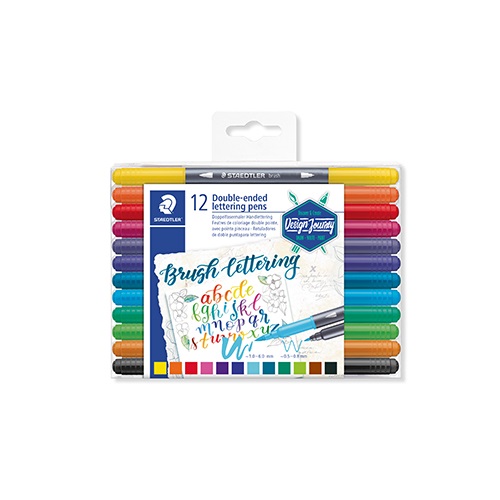 Művészeti ecsetfilc Staedtler Design Journey kétvégű 12 db-os bliszteres 1 Művészeti ecsetfilc Staedtler Design Journey kétvégű 12 db-os bliszteres