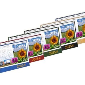 Naptár, asztali, álló, CSÍZIÓ, "Öko", bordó