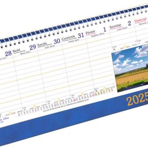 Asztali naptárak és hátlapok