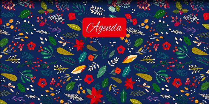 Zsebnaptár, fekvő elrendezésű, DAYLINER, "Colors Folk" 1 DAYLINER