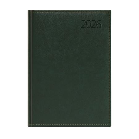 Naptár, tervező, A5, napi, műbőr, TOPTIMER, "Business", zöld 1 TOPTIMER