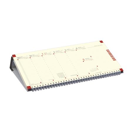 Naptár, asztali, fekvő, TOPTIMER, jegyzetblokkos, fekete 1 TOPTIMER