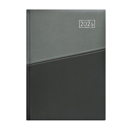 Naptár, tervező, A5, napi, TOPTIMER "Duplex", antracit-szürke 1 TOPTIMER