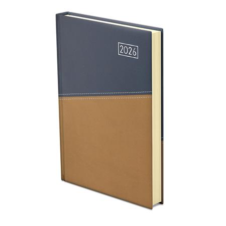 Naptár, tervező, A5, napi, TOPTIMER "Duplex", kék-mustár 2 Naptár, tervező, A5, napi, TOPTIMER "Duplex", kék-mustár