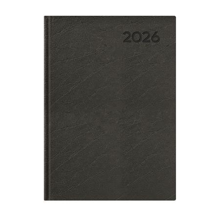 Naptár, tervező, A5, napi, TOPTIMER, "Economic", fekete 1 TOPTIMER