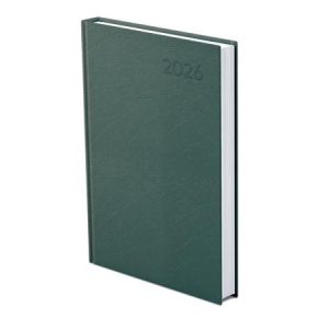 Naptár, tervező, A5, napi, TOPTIMER, "Economic", zöld