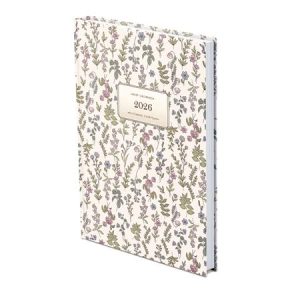 Naptár, tervező, B5, heti, TOPTIMER, "Joy", kis virág