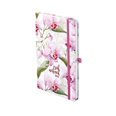 Naptár, tervező, A5, heti, TOPTIMER, "Csak Nőknek", orchidea 2 Naptár, tervező, A5, heti, TOPTIMER, "Csak Nőknek", orchidea