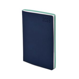 Naptár, tervező, A5, napi, TOPTIMER "Madeira", kék-türkiz