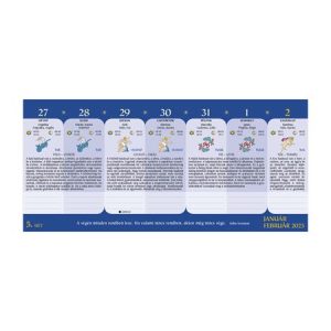 Naptár, asztali, álló, TOPTIMER, "Holdnaptár"