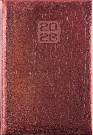 Naptár, tervező, A5, napi, DAYLINER, "Mirror", bronz 1 DAYLINER