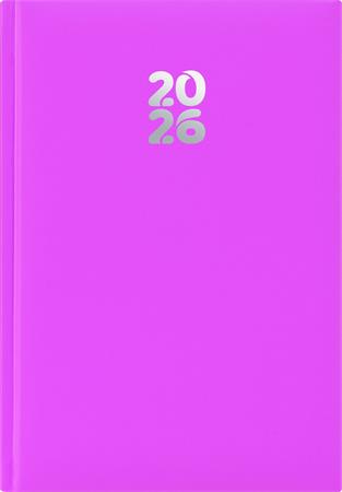 Naptár, tervező, A5, napi, DAYLINER, "Pannon", fuchsia 1 DAYLINER