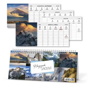 Naptár Csonka asztali pd Hegyek 2026