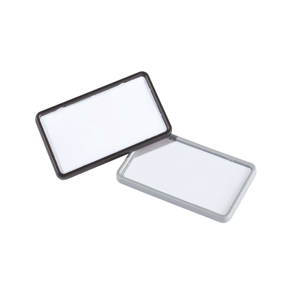 Névkitűző 40x75mm, mágnessel, 25 db/csomag, Durable Card fekete 3 Névkitűző 40x75mm, mágnessel, 25 db/csomag, Durable Card fekete - Image 3