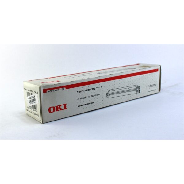 Oki B4300TYPE9 toner ORIGINAL leertekelt 1101202 i15521