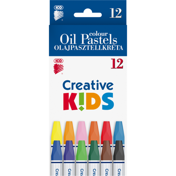 Olajpasztell kreta keszlet ICO Creative Kids 12klf szin i208956