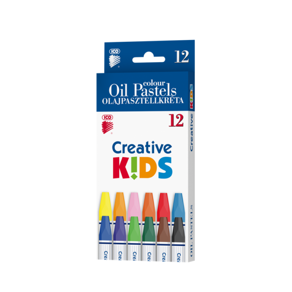 Olajpasztell kreta keszlet ICO Creative Kids 12klf szin i208961