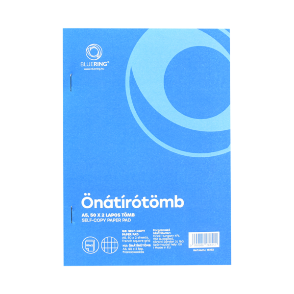 Onatirotomb A5 50x2lap franciakockas Bluering i263155