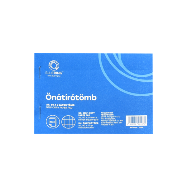 Onatirotomb A6 50x2lap franciakockas Bluering i263170