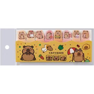 Öntapadós jegyzettömb Centrum CAPYBARA 50x14mm 15 lapos 8 féle