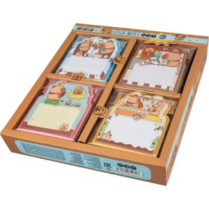 Öntapadós jegyzettömb Centrum CAPYBARA 70x90mm 30 lapos vegyes