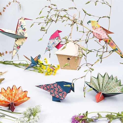 Origami Clairefontaine 60 lap, 3 méret, Madarak 4 Origami Clairefontaine 60 lap, 3 méret, Madarak - Image 4