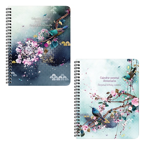 Öröknaptár Clairefontaine Sakura dream A/5, 39 lapos, születésnapi 1 Öröknaptár Clairefontaine Sakura dream A/5, 39 lapos, születésnapi