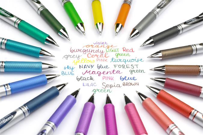 Zseléstoll, 035 mm, nyomógombos, PENTEL "EnerGel BL77", világoszöld 2 Zseléstoll, 035 mm, nyomógombos, PENTEL "EnerGel BL77", világoszöld