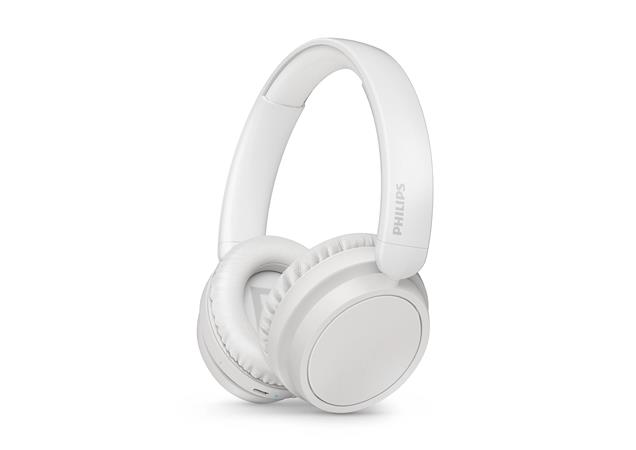 Fejhallgató, vezeték nélküli, Bluetooth 5.3, PHILIPS "TAH5209", fehér 1 PHILIPS