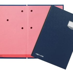 Aláírókönyv, A4, 20 rekeszes, karton, PAGNA, kék