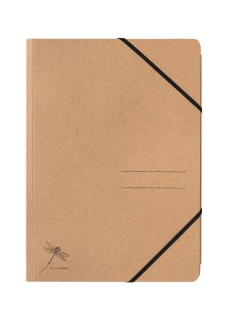 Gumis mappa, karton, A4, PAGNA "Pur", kraft 1 PAGNA