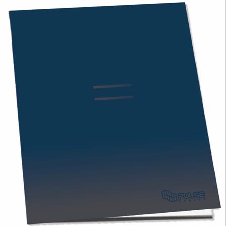 Füzet, tűzött, A4, vonalas, 52 lap, PULSE "Dark Colours" 1 PULSE