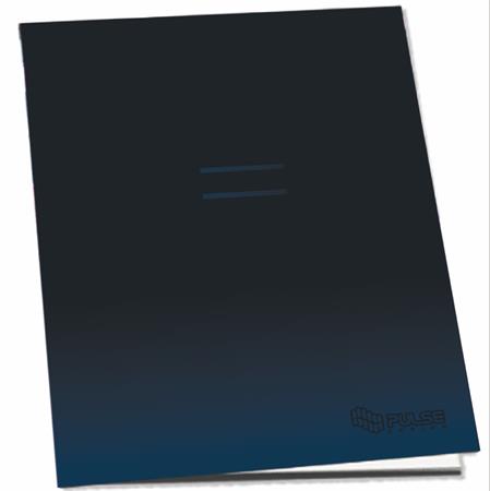 Füzet, tűzött, A4, vonalas, 52 lap, PULSE "Dark Colours" 3 Kötött és tűzött füzetek A4