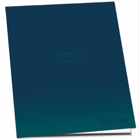 Füzet, tűzött, A5, vonalas, 52 lap, PULSE "Dark Colours" 1 PULSE