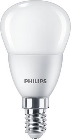 LED izzó, E14, kisgömb, P45, 5W, 470lm, 2700K, PHILIPS "CorePro" 1 PHILIPS