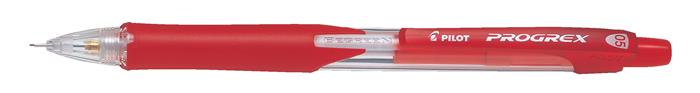 Nyomósirón, 0,5 mm, PILOT "Progrex", piros 1 PILOT