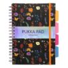 Spirálfüzet, B5, vonalas, 100 lap, PUKKA PAD "Project Book Bloom", vegyes minta