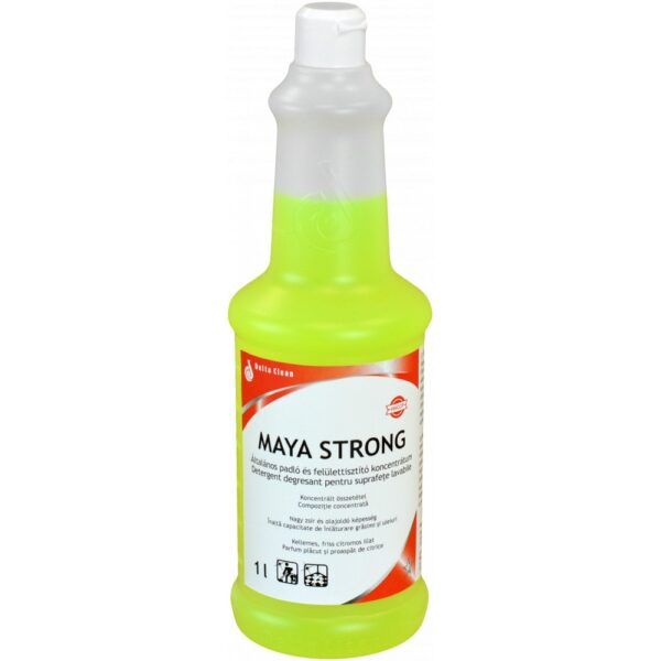 Padlo es felulettisztito koncentratum eros zsiroldo hatassal 1 liter Maya Strong i473793