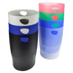 Papírkosár Exacompta Ecobin áttetsző királykék - Image 2