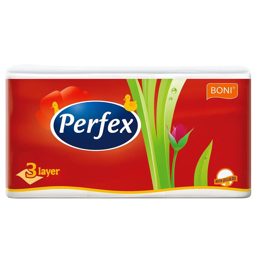 Papírzsebkendő 3 rétegű 100 db/csomag Perfex 1 Papírzsebkendő 3 rétegű 100 db/csomag Perfex