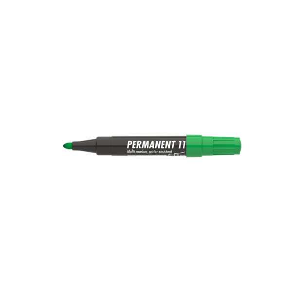 Permanent marker 3mm kerek Ico 11 zold i210961