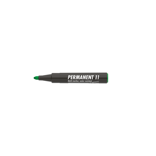 Permanent marker 3mm kerek Ico 11 zold i210966